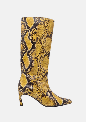 Paola Boot Yellow Snake SAMPLE