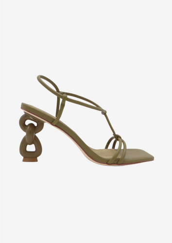 Coco Heel Olive SAMPLE
