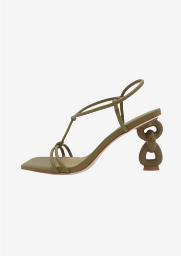 Coco Heel Olive SAMPLE