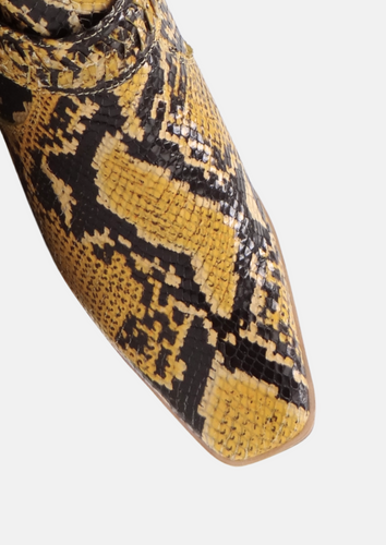 Jax Boot Yellow snake SAMPLE