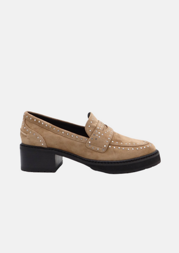 April Loafer Tan Suede