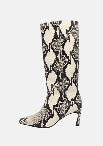 Paola Boot Blk Snake SAMPLE