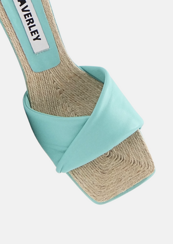 Jackie Mule Aqua SAMPLE
