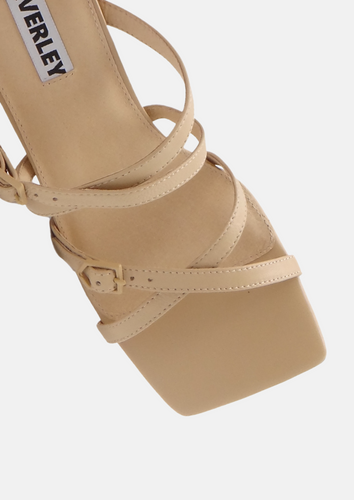 Munroe Heel Tan SAMPLE