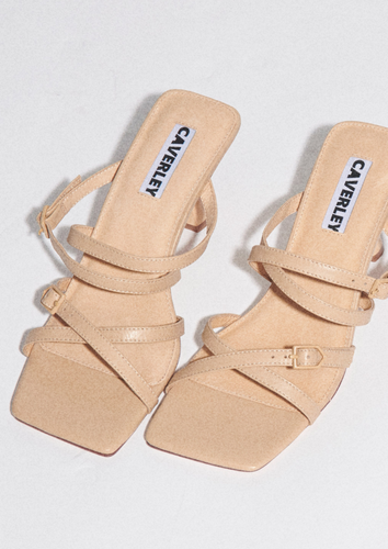 Munroe Heel Tan SAMPLE