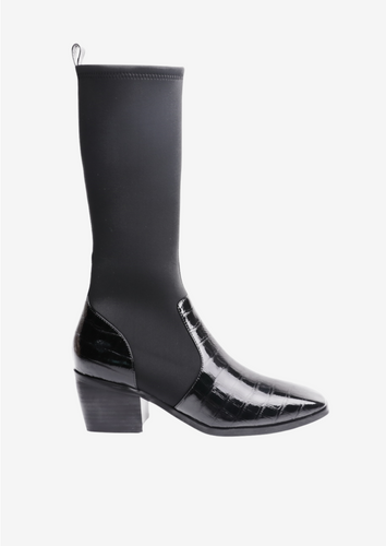 Archer Boot Black SAMPLE CaverleyShoes