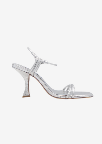 Buy Silver Heeled Sandals for Women by Fabbhue Online | Ajio.com