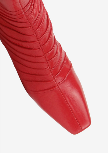 Leo Boot Red SAMPLE