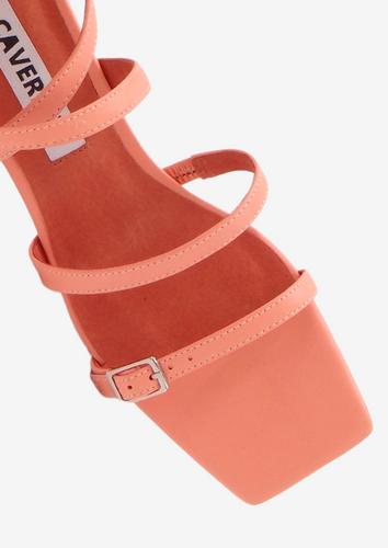 Coral 2025 orange heels