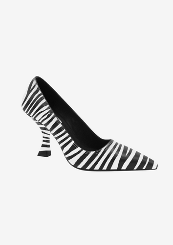 Molly Heel Zebra CaverleyShoes