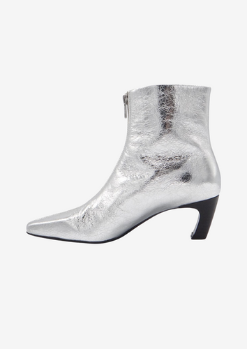 Pollie Boot Crinkle Silver